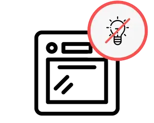 Перегорела лампочка