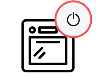 Сам отключается