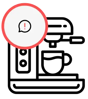 Кофемашина выдает ошибку